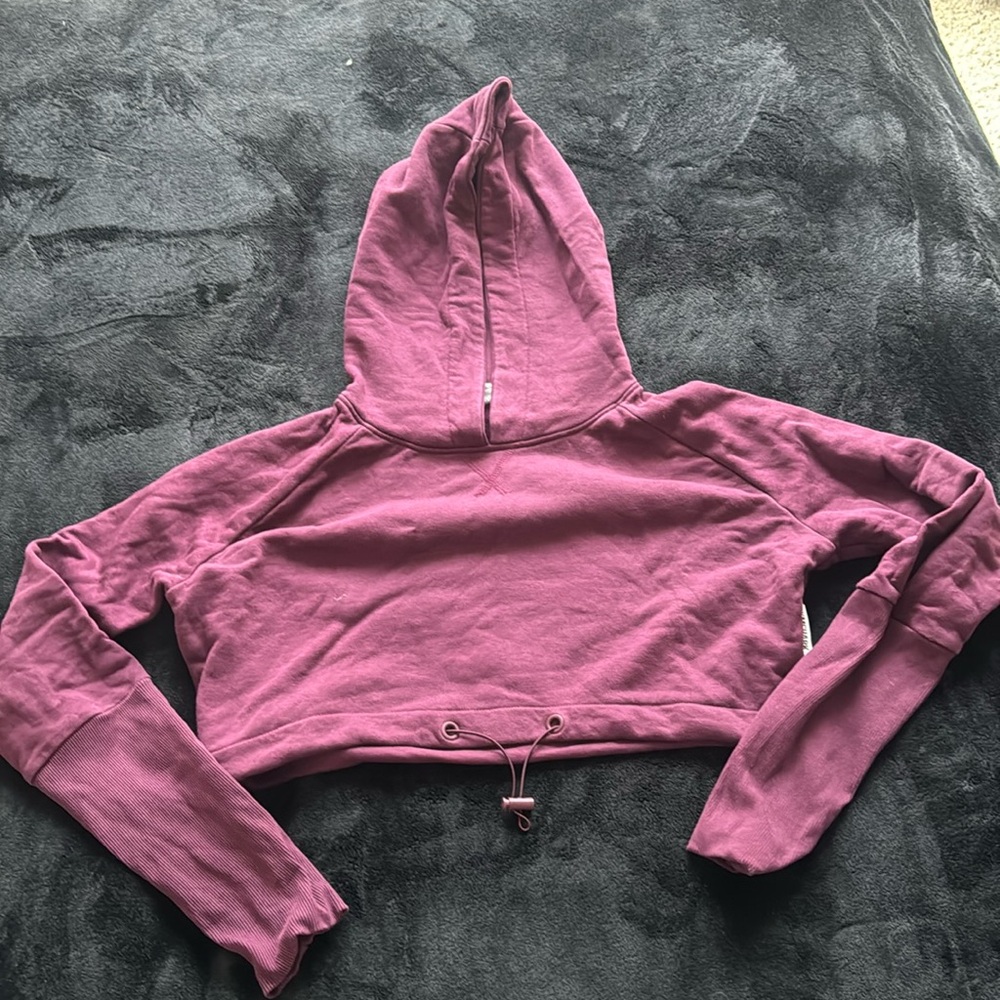 Gym shark cropped hoodie